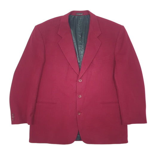 Mens Burgundy Boulevard Club Vintage Coat