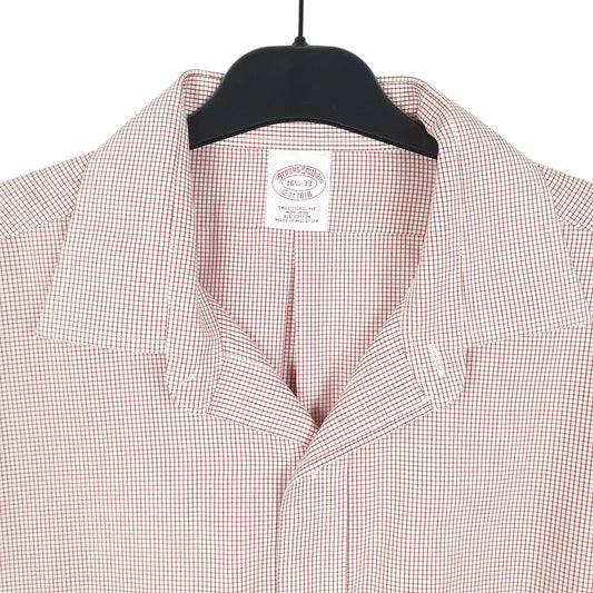 Mens White Brooks Brothers Long Sleeve Shirt