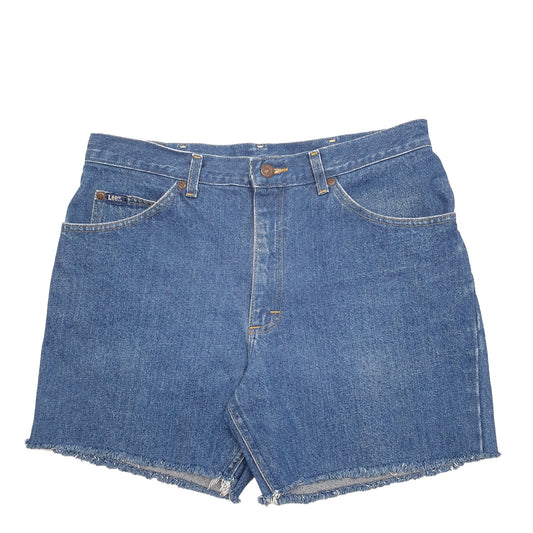Mens Blue Lee Denim Shorts