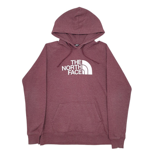 Womens Burgundy The North Face Spellout Lightweight Hoodie Jumper