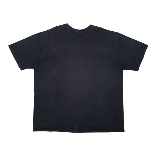 Mens Black Supreme Spellout Pre-shrunk Made In USA Short Sleeve T Shirt