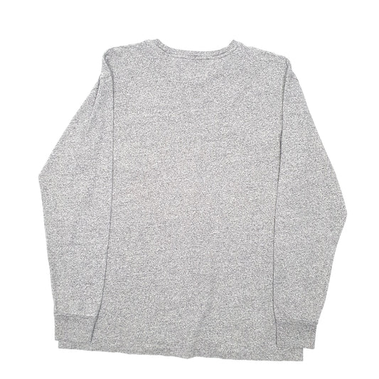 Mens Grey Polo Ralph Lauren Pocket Long Sleeve T Shirt