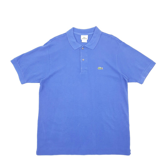 Mens Blue Lacoste Short Sleeve Polo Shirt
