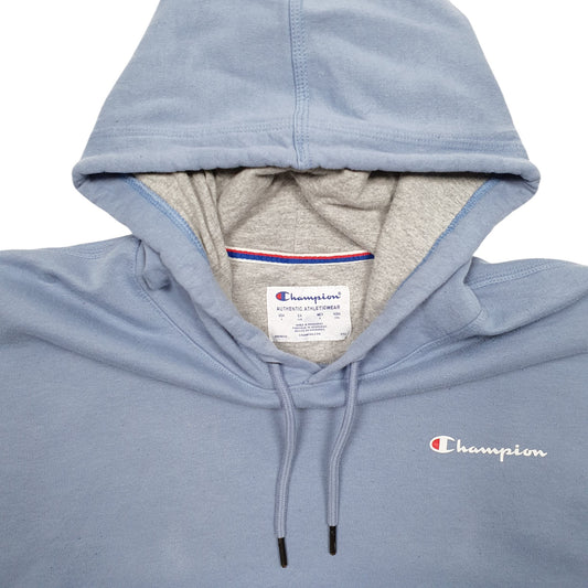 Mens Blue Champion Hoodie Jumper