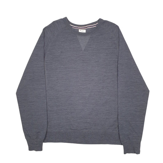 Mens Grey Champion Crewneck Jumper