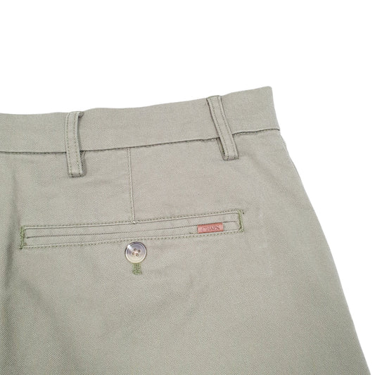 Mens Khaki Chaps Stretch Coastland Wash Chino Shorts