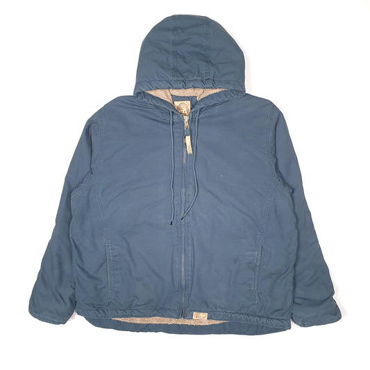 Mens Blue Berne Active Sherpa Lined Coat