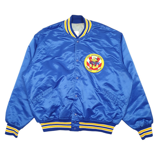 Mens Blue Felco Vintage US Navy USN CPO ASSN Baseball Made In USA Coat