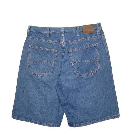 Mens Blue Lee Denim Shorts
