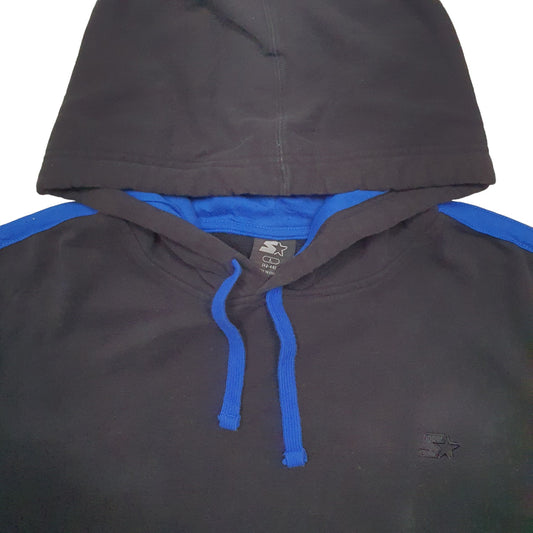 Mens Black Starter Hoodie Jumper