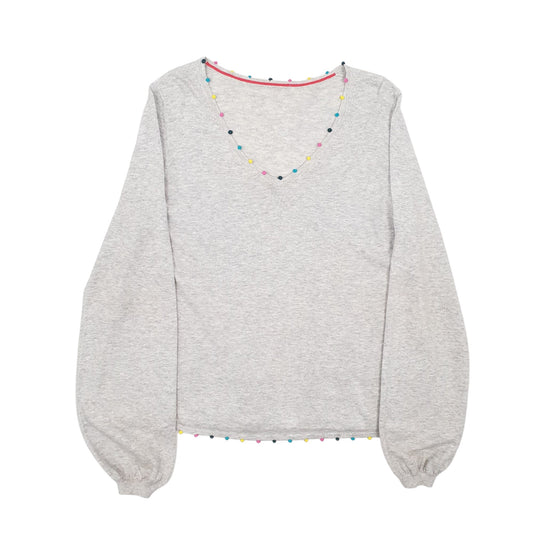 Womens Grey JP Boden Long Sleeve T Shirt