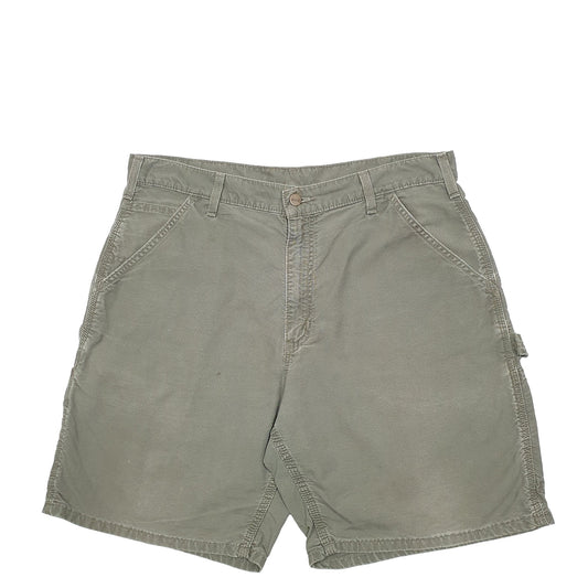 Mens Khaki Carhartt Workwear B144 Carpenter Shorts