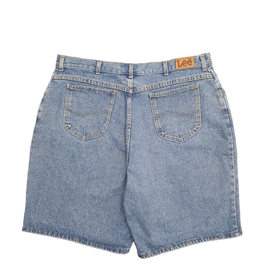 Womens Blue Lee Denim Shorts