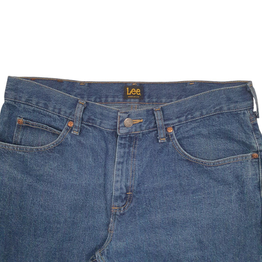 Mens Blue Lee Casual JeansW34 L29
