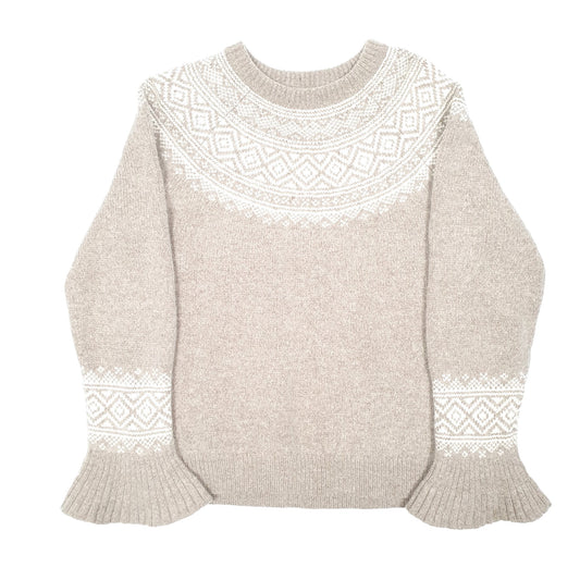 Womens Beige J.Crew Merino Knit Crewneck Jumper