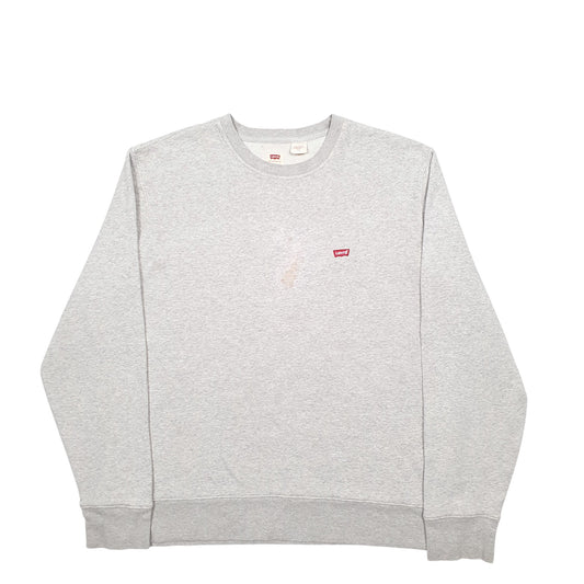 Mens Grey Levis Crewneck Jumper