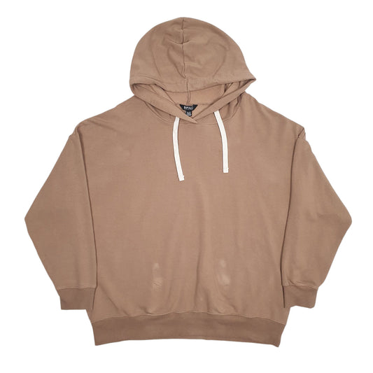 Mens Brown David Bitton Buffalo Hoodie Jumper