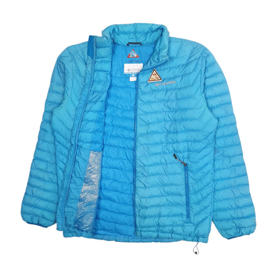 Mens Blue Columbia Sportswear Hoodie Coat