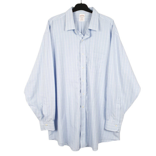 Mens Blue Brooks Brothers Madison Long Sleeve Shirt