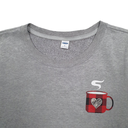 Mens Grey Old Navy Crewneck Jumper