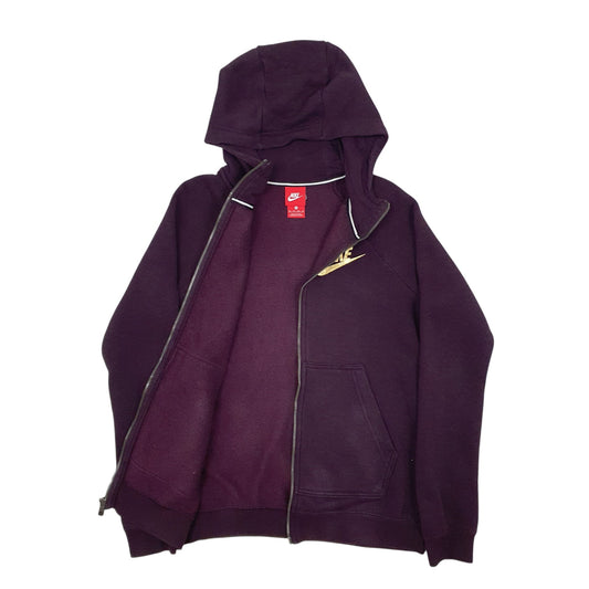 Womens Purple Nike Full Zip Jumper
