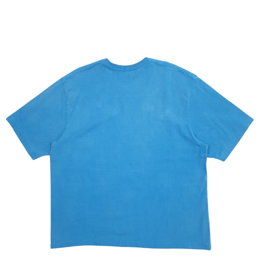 Mens Blue Carhartt Short Sleeve T Shirt