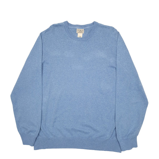 Mens Blue L.L Bean Crewneck Jumper