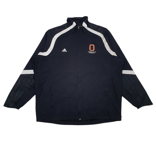 Mens Black Adidas Occidental College Football Coat