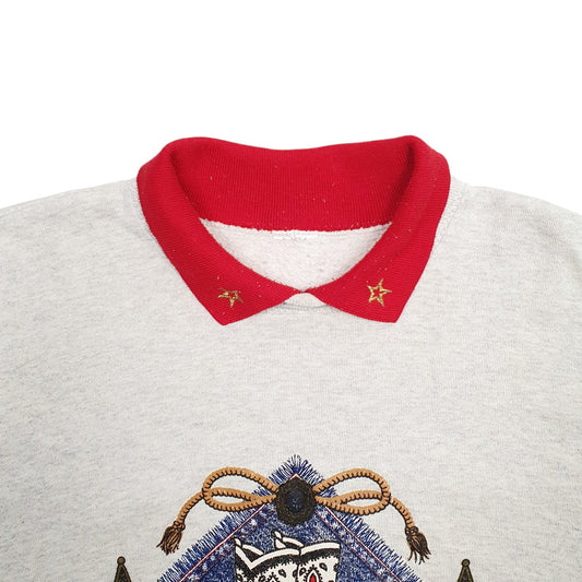 Womens Grey Unbranded Crewneck Jumper