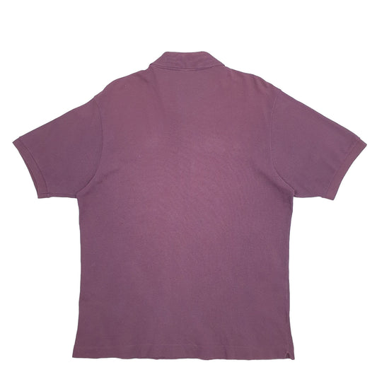 Mens Purple Lacoste Short Sleeve Polo Shirt