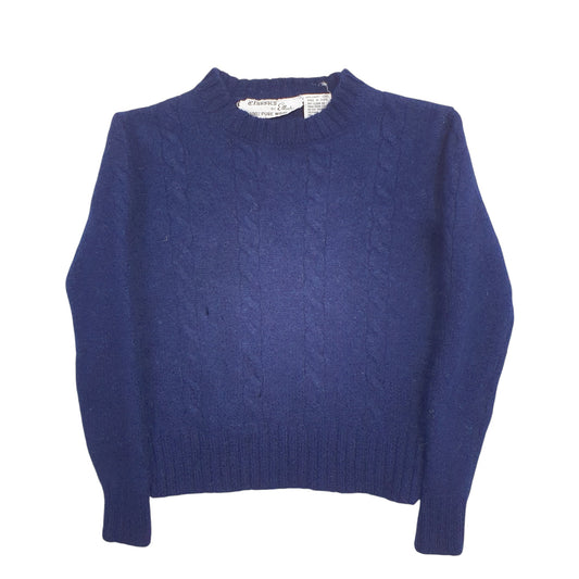 Womens Navy Elliot Crewneck Jumper