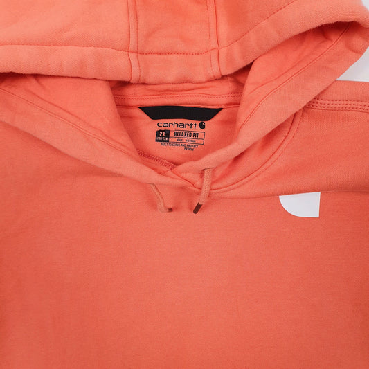 Mens Pink Carhartt Hoodie Jumper