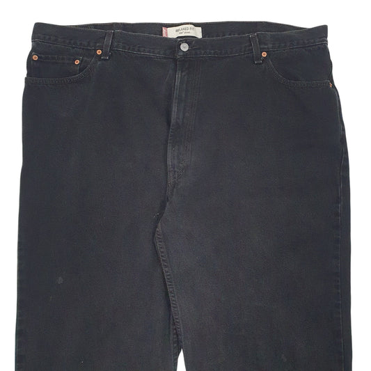 Mens Black Levis 550 JeansW48 L30