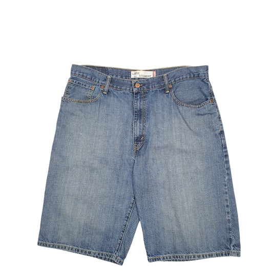 Mens Blue Levis Denim Jeans Jorts Denim Shorts