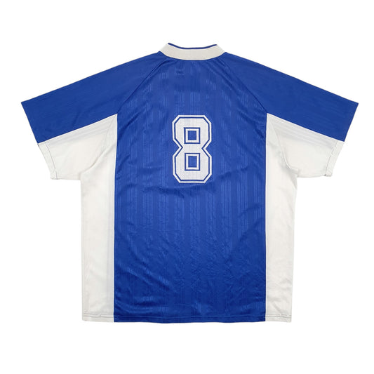 Mens Blue Adidas Vintage Short Sleeve T Shirt