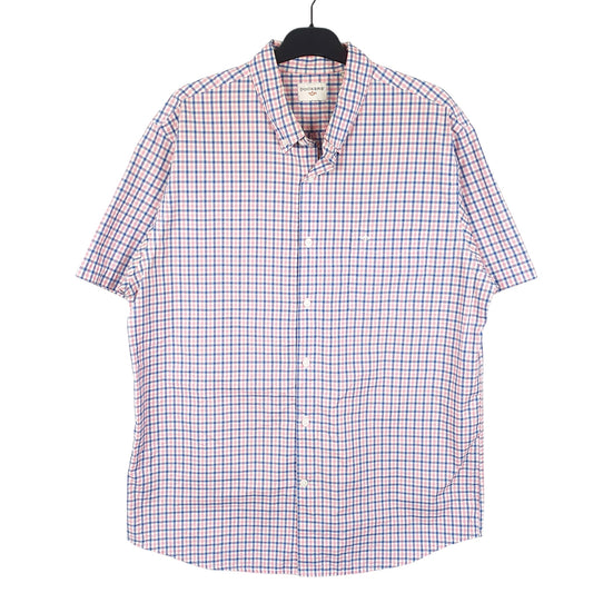 Mens Pink Dockers Short Sleeve Shirt