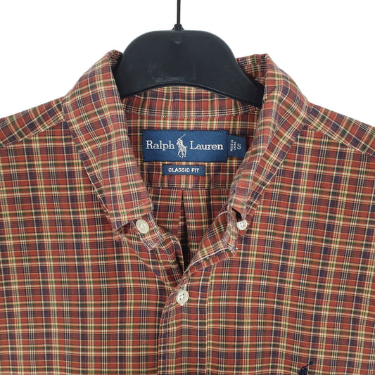 Mens Brown Ralph Lauren Long Sleeve Shirt