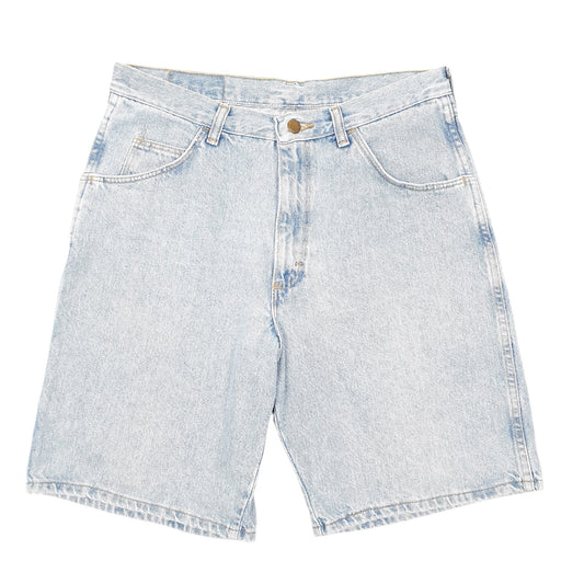 Mens Blue Wrangler Denim Jeans Jorts Regular Denim Shorts