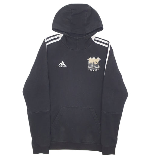 Mens Black Adidas Hoodie Jumper