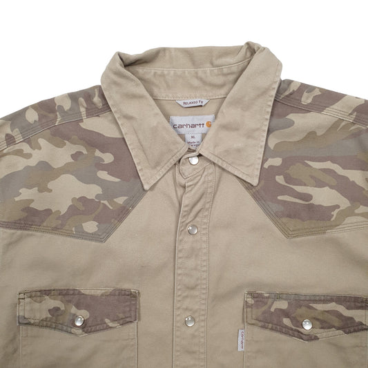 Mens Camo Carhartt Camo Long Sleeve Shirt