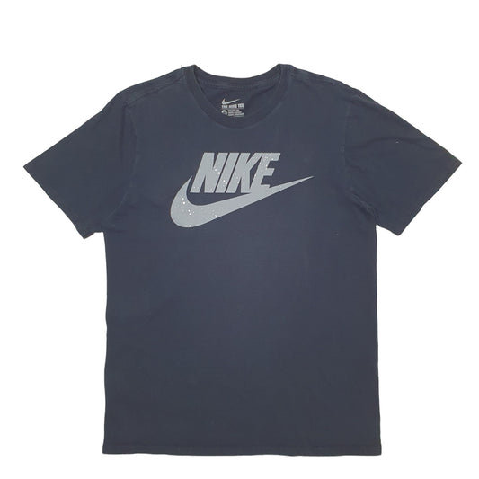 Mens Black Nike Spellout Short Sleeve T Shirt