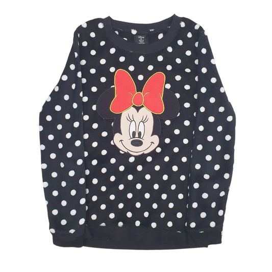 Womens Black Disney Crewneck Jumper