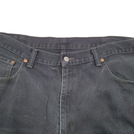 Mens Black Levis 550 JeansW40 L32