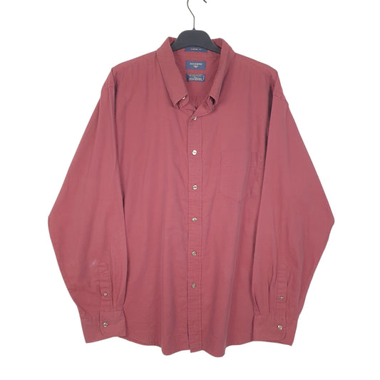 Mens Burgundy Dockers Long Sleeve Shirt