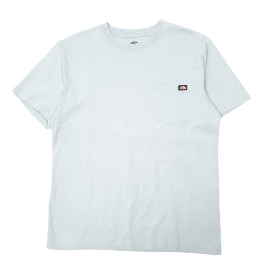 Mens Blue Dickies Pocket Workwear Short Sleeve T Shirt