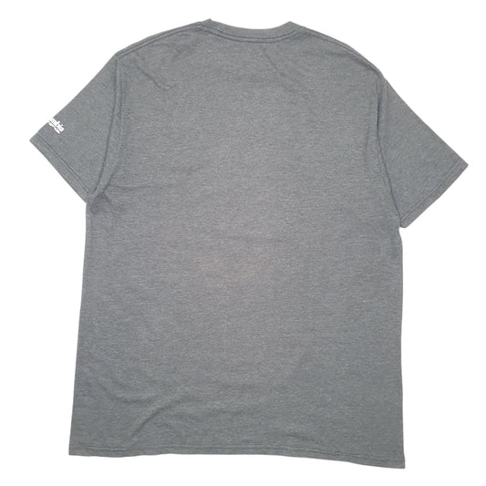 Mens Grey Columbia Sportswear PFG Performance Fishing Gear USA Flag Short Sleeve T Shirt