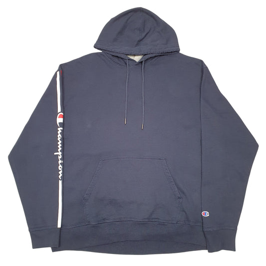 Mens Navy Champion Hoodie Jumper