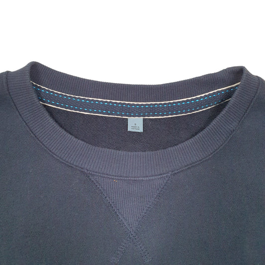 Mens Navy Unbranded PDX Spellout Crewneck Jumper