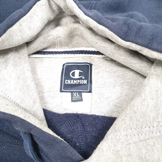 Mens Navy Champion Commerce Pride Union Pacific USA Hoodie Jumper