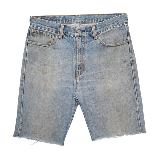 Mens Blue Levis Denim Shorts